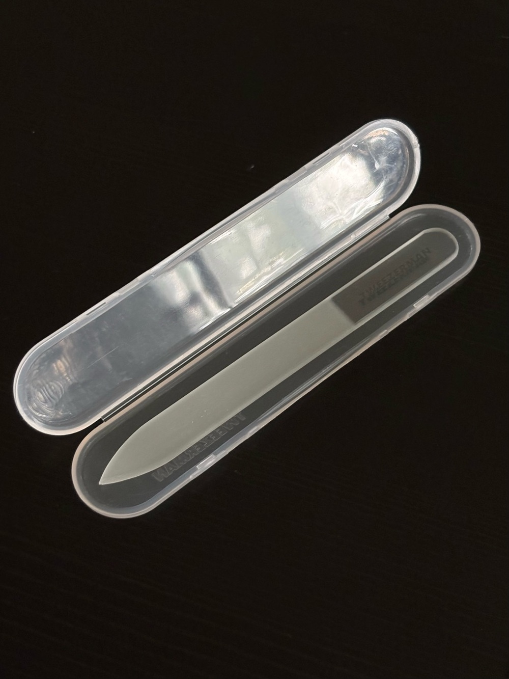 Tweezerman Glass Nail File & Travel Case